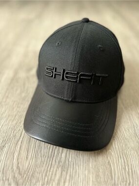 SHEFIT faux‎ leather cap